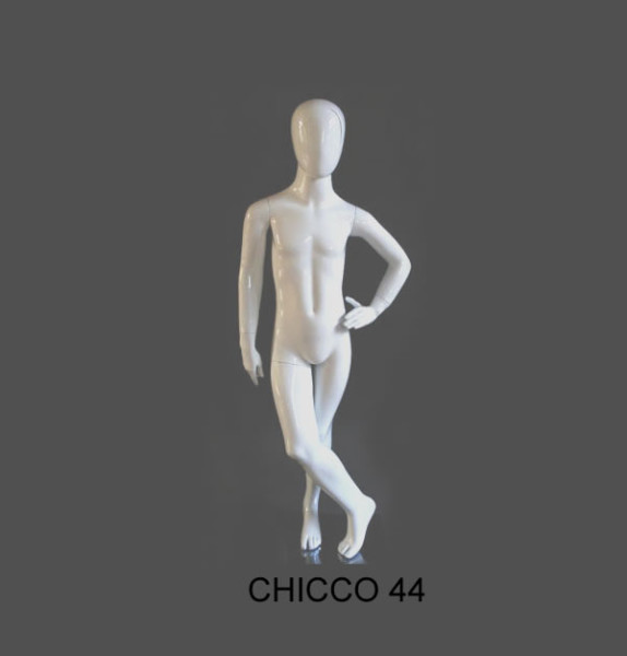 MANICHINO - NEW - FAIR - X - BIMBO - CHICCO - 44 - BIANCO - OPACO - 1